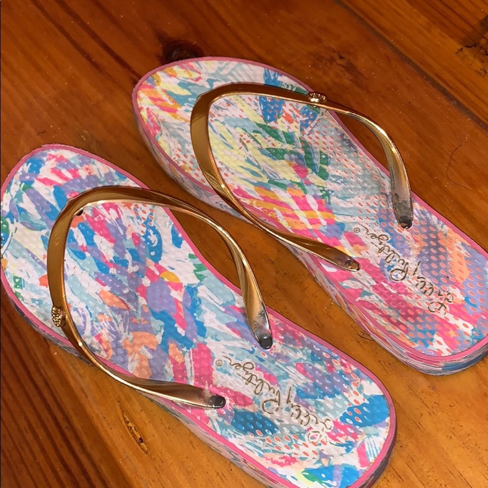 Lilly Pullizer Flip Flops